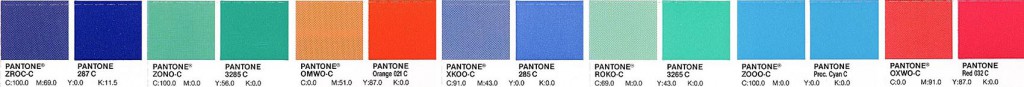 spot and process colours